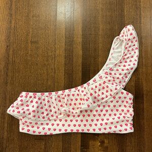 Roller Rabbit pink heart bikini top, Size S